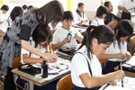 Vol.1 寝屋川市立北小学校での書道体験